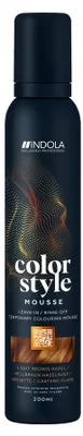 Produktbild von Indola Color Style Mousse Hellbraun Haselnuss 200 ml