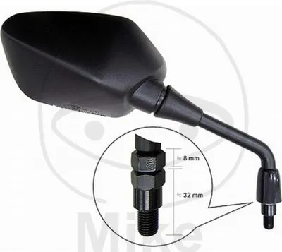 Immagine prodotto di Specchietto manubrio JMP destro omologato nero BA19-H0049B-R per Honda