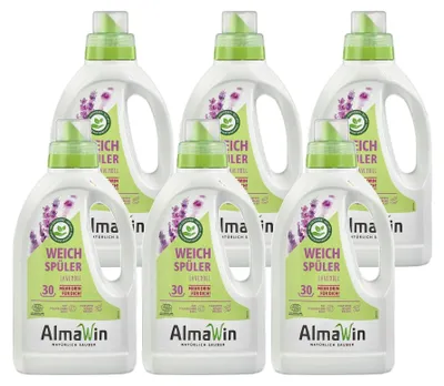 Produktbild von ALMAWIN Weichspüler 6 x 750 ml mit Lavendelduft