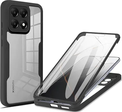 Produktbild von Techsuit ColorVerse 360 Vollschutzhülle mit Displayschutzfolie für Xiaomi 14T - Schwarz