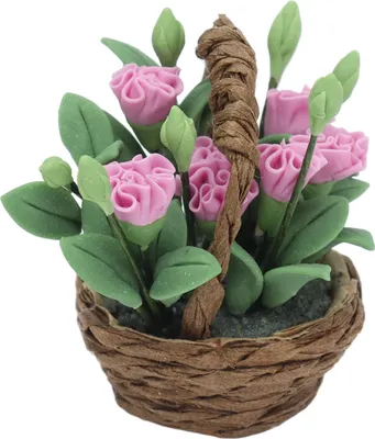 Immagine prodotto di Fiori in miniatura, aspetto squisito, design vivace, lavorazione raffinata, piante da casa delle bambole
