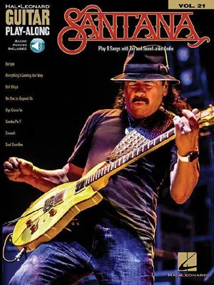 Produktbild von Santana - Guitar Play-Along Vol. 21 Book/Online Audio