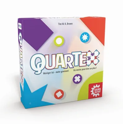 Produktbild von Game Factory 76132 - Quartex, multilingual, Legespiel