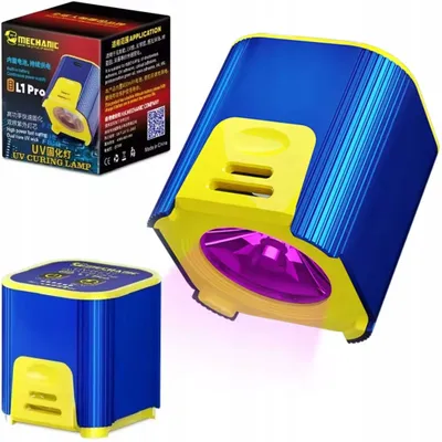 Zdjęcie produktu dla Mechanic L1 Pro – Lampa UV LED | USB-C + Akumulator 400mAh | 5–7W | 395 nm | Do lakierów UV, soldermaski, klejów | Timer 30s / 60s / praca stała | Kompaktowa i mobilna