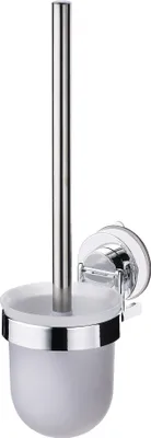 Produktbild von Ridder WC-Bürsten Garnitur VaccumCap Ela ca. 100 x 365 x 135 mm silber 12112100