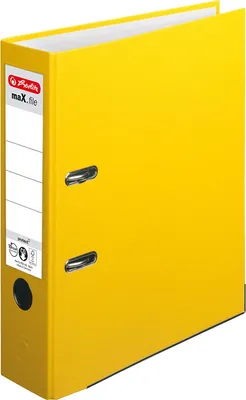 Produktbild von Herlitz 05481304, A4, Polypropylen (PP), Gelb, 8 cm, 1 Stück(e)