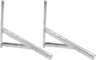 Image de Support pour climatiseur, montage pliable en acier inoxydable pour condensateur