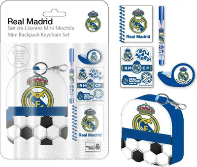 Image de Plecak CERDĄ Real Madrid Samodzielny Mini Zestaw Artykułów Szkolnych