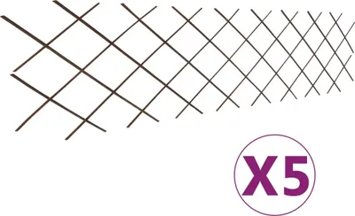Produktbild von Weidenzaun-Rankgitter 5 Stk. 180×60 cm