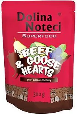 Produktbild von Dolina Noteki Superfood Rindfleisch Herz und Gänse 300g