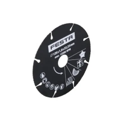 Obrázok produktu pre Rezný kotúč FESTA 125x1x22,2 mm 21192