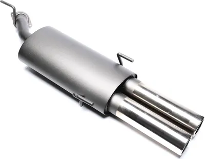 Immagine prodotto di Scarico sportivo 2x76mm perline rotonde con ABE per Opel Vectra B CC Caravan tipo J96