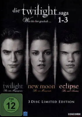 Produktbild von Die Twilight-Saga 1-3 (Twilight,New Moon,Eclipse)