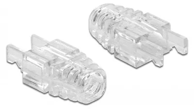Zdjęcie produktu dla DeLOCK 86471, Osłona kabla, Przezroczysty, RJ-45, 11,7 mm, 8,1 mm, 20 szt.