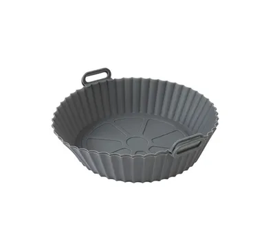 Produktbild von 2-tlg. Silikonform für Heißluftfritteusen - ø22 x 5 cm, Antihaft & Lebensmittelecht