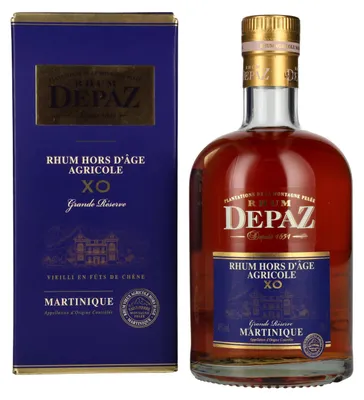 Produktbild von Depaz Rhum Hors D'Âge Agricole XO Grande Réserve 45% Vol. 0,7l in Geschenkbox