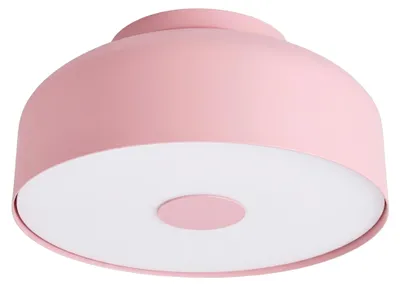 Image de Plafonnier OMIQ rose 4xE27 15 W acier/PVC 15 x 30 x 30 cm Sollux Lighting
