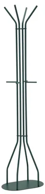 Zdjęcie produktu dla Metalowa wieszak na ubrania w kolorze turkusowym, wymiary: 45 x 28 x 178 cm