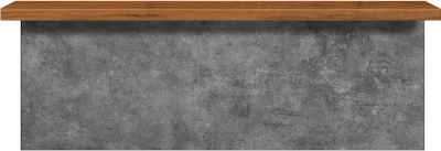 Produktbild von Theke Verkaufstisch Verkaufstheke Kassen Empfang Rezeption Counter Empfangstheke Arbeitstisch Büromöbel Grau 150*100*60cm /SNHCFX15/