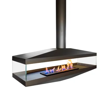 Produktbild von Hängender Decken-Biokamin Egon Tube 1300 × 510 × 400 mm