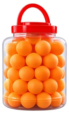Obrázek produktu pro Verk 14711 Sada míčků na stolní tenis, 40 mm, 60 ks, oranžová