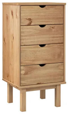 Obrázok produktu pre vidaXL Zásuvková skrinka OTTA 45x39x90 cm z masívneho dreva