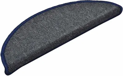 Obrázok produktu pre vidaXL Podložky na kroky 30 ks 56x17x3 cm tmavo sivé a modré polkruhové