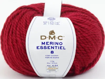 Obrázok produktu pre DMC Merino Essentiel-8 - najhrubšia priadza z rodiny Merino 55 % Merino vlny a 45 %.Polyakrylu (farba 871)