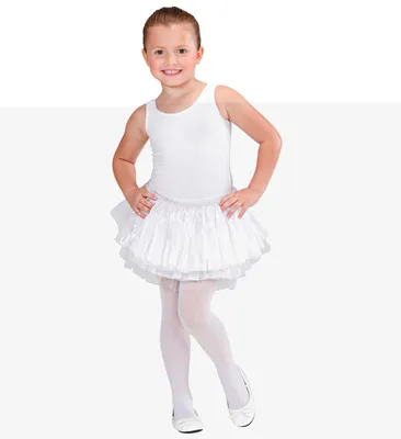 Produktbild von Ballettröcken aus Satin+Tüll weiß