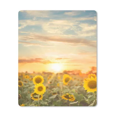 Produktbild von MuchoWow® Mauspad Mousepad Sonnenblume - Sonne - Blumen 19x23 cm - Mousepads - Maus Mat - Pad - Mausunterlage - Mauspads - Spielen