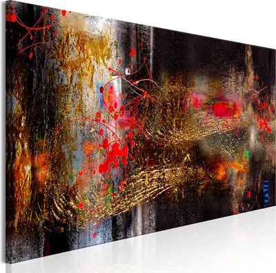 Produktbild von Modernes Wandbild a-A-0744-b-a (150x50 cm) - 1 Teilig Bilder Fotografie auf Leinwand Foto Bild Dekoration Wand Bilder Kunstdruck ABSTRAKT