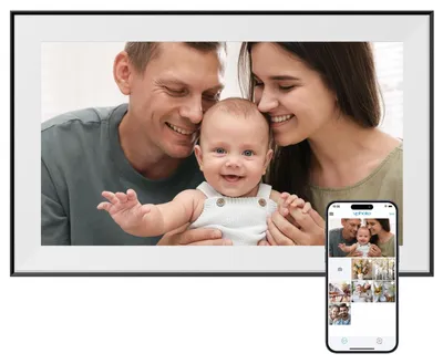 Productafbeelding van Digitale fotolijst wifi - 15,6 inch - 16 GB - Full HD touchscreen - Automatische rotatie