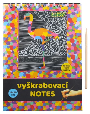 Produktbild von Kratzblock 14 x 20 cm / 10 Blatt