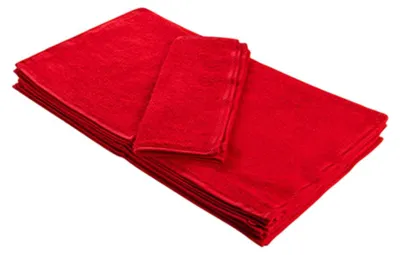 Image de ARTG - Serviette invité LT917 (50 cm x 30 cm) (rouge feu)