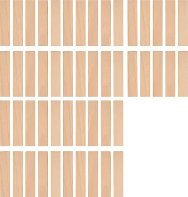 Immagine prodotto di Stoppini in legno per candele, 140 x 30 x 1 mm, 50 pezzi