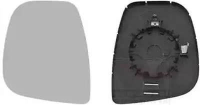 Produktbild von VAN WEZEL Spiegelglas Außenspiegel Links für CITROËN BERLINGO (B9) Konvex Unbeheizt 0906831