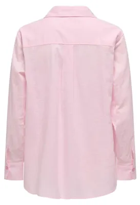 Produktbild von ONLY Damen Onlsalina L/S Shirt WVN Verkürztes Hemd Mit Geknöpften Manschetten Un
