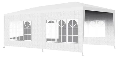 Obrázok produktu pre Záhradný pavilón – Stan na párty – Stan na záhradné párty – Stan – Vonkajší stan – Pavilón – s 6 odnímateľnými bočnými panelmi