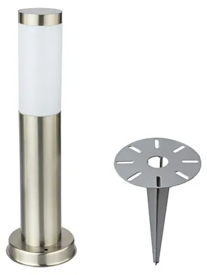 Produktbild von LED Stehlampe, Edelstahl silber, Erdspieß