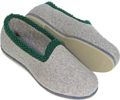 Produktbild von PANTOFFELMANN Filzhaussschuh Wollmischfilz Herren Damen Filzpantoffel warme leichte Hausschuhe grau 42