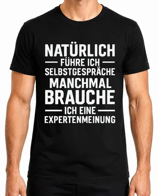 Immagine prodotto di Certo che parlo da solo, divertente regalo sarcastico Maglietta da uomo, nero, XXL