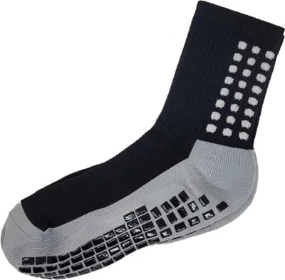 Zdjęcie produktu dla Jumada's – Skarpetki antypoślizgowe – Skarpetki sportowe – Czarno-szare – 1 para – Skarpetki sportowe – Skarpetki kompresyjne – Rozmiar 39/45 – Zapewniają optymalne wsparcie podczas treningu