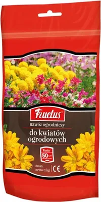 Zdjęcie produktu dla Nawóz do kwiatów ogrodowych FRUCTUS 1KG