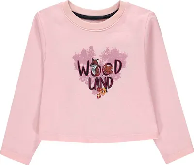 Produktbild von Rosafarbene Kanz Langarmbluse für Baby-Mädchen