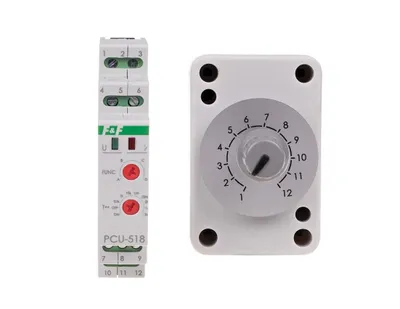Zdjęcie produktu dla Przekaźnik czasowy i potencjometr do opóźnionego włączania/wyłączania PCU-518DUO F&F