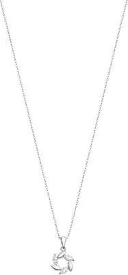 Produktbild von Timeless silver necklace with zircons LP3188-1 / 1 (chain, pendant)