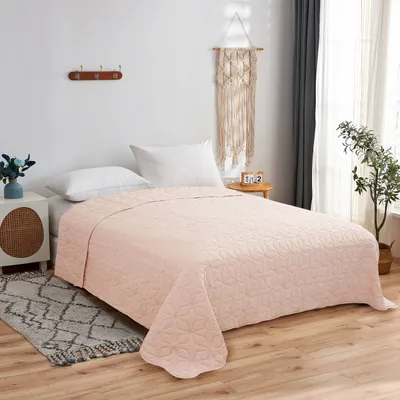 Produktbild von Tagesdecke Bettüberwurf Allzweckdecke ca. 220x240 cm Überwurf Patchwork Sofa XXL Design: LIVING Rose