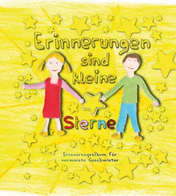Produktbild von Erinnerungen sind kleine Sterne - Erinnerungsalbum für verwaiste Geschwister