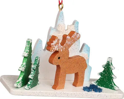 Produktbild von Christbaumschmuck Eislandschaft mit Rentier (4,7cm) von Christian Ulbricht
