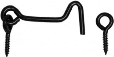 Produktbild von Sturmhaken mit Ösen 60x4mm schwarz